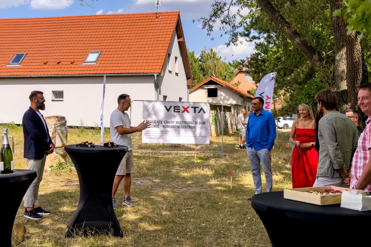 Komunitní centrum Zeleneč - zahájení stavby Komunitní centrum Zeleneč - zahájení stavby