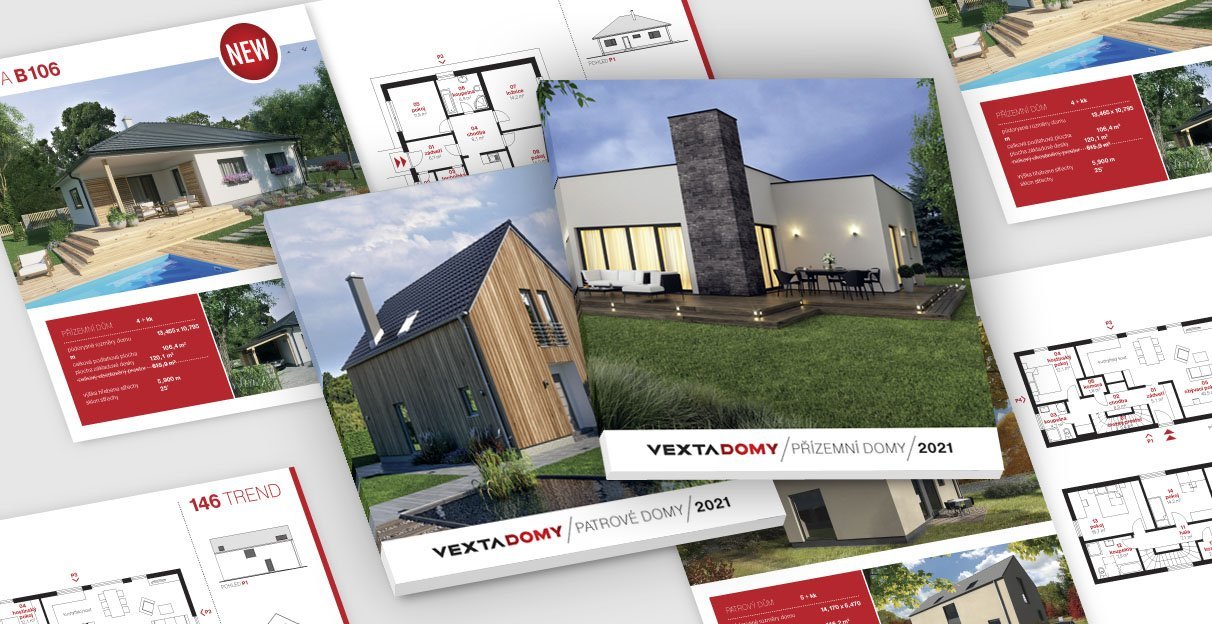 Katalog zdarma ke stažení Rodinné patrové domy VEXTA a.s.
