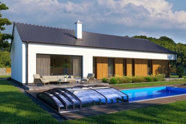 bungalov 5+kk se sedlovou střechou