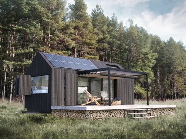 TINY HOUSE TOPLINE - tiny house s terasou