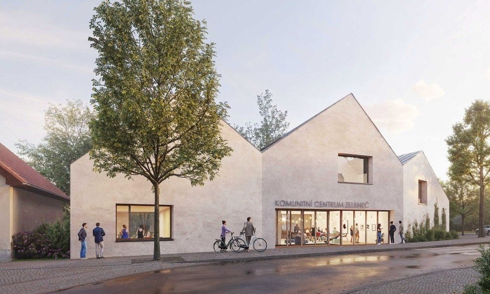 Komunitní centrum Zeleneč - vizualizace Komunitní centrum Zeleneč - vizualizace