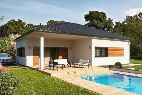 bungalov 4+kk s valbovou střechou